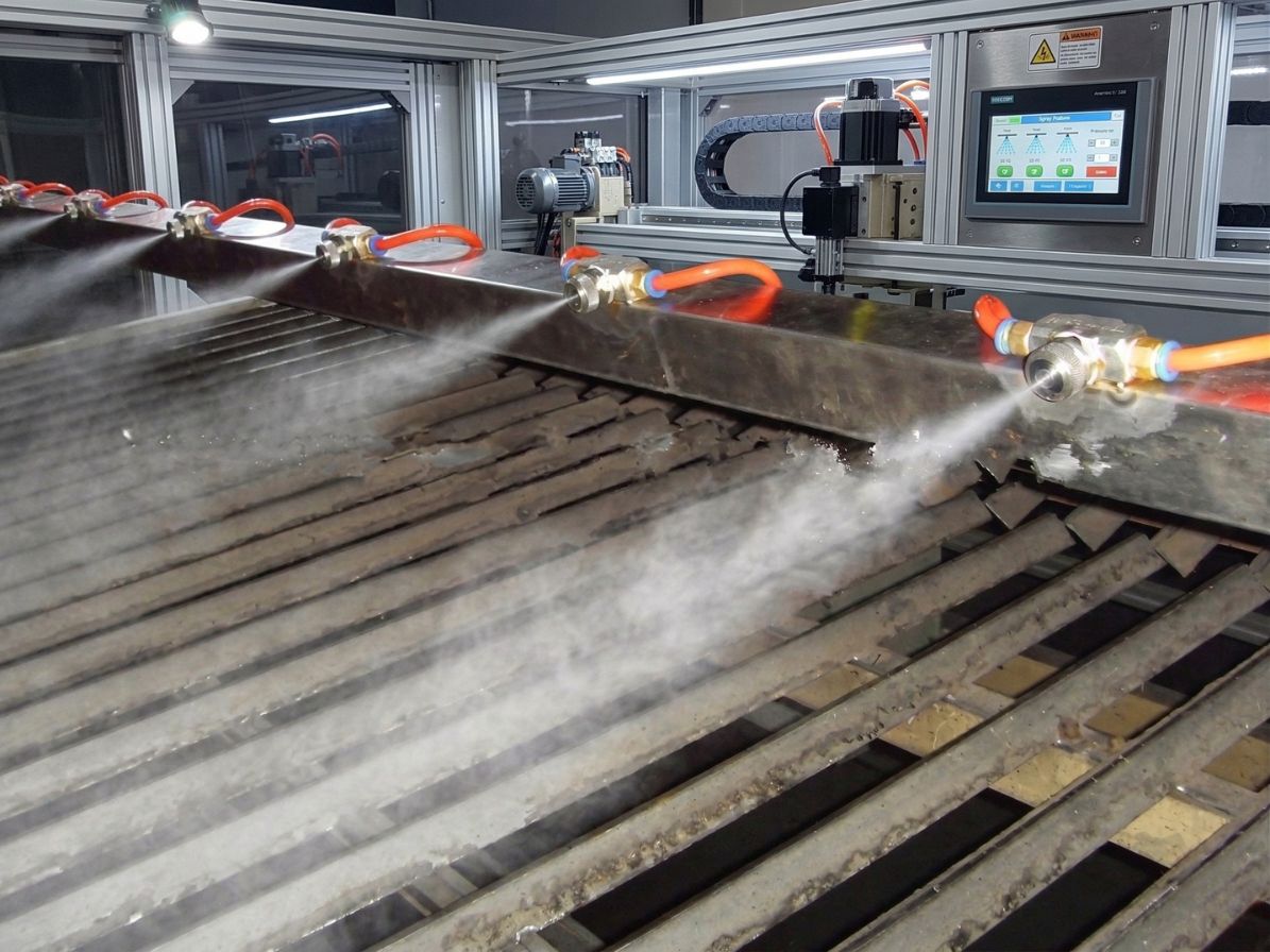 Air Atomizing Nozzle Application Demonstration